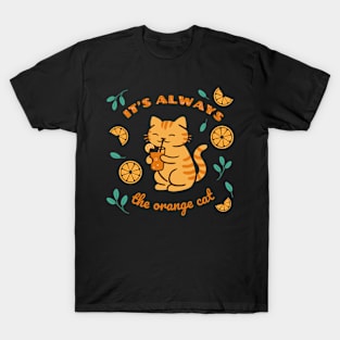 Orange Cat T-Shirts for Sale | TeePublic